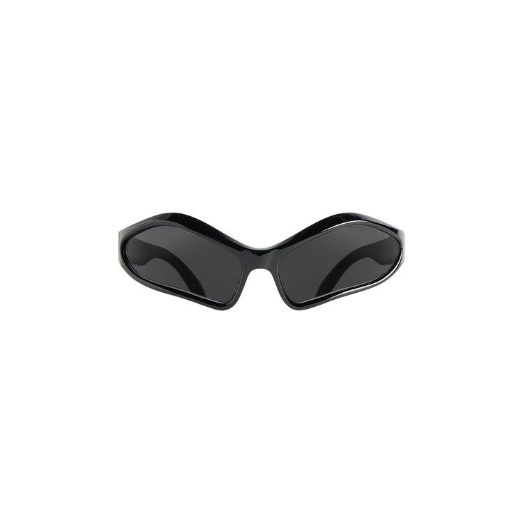 Balenciaga Fennec Oval Sunglasses Black