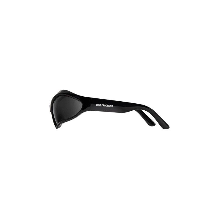 Balenciaga Fennec Oval Sunglasses Black