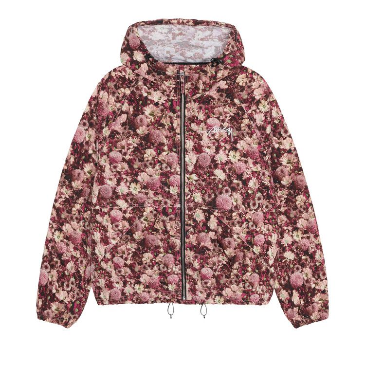 Stussy WAVE DYE BEACH SHELL Maroon マルーン ☆送料・関税込☆Stussy☆Wave Dye Beach Shell Jacket☆Maroon