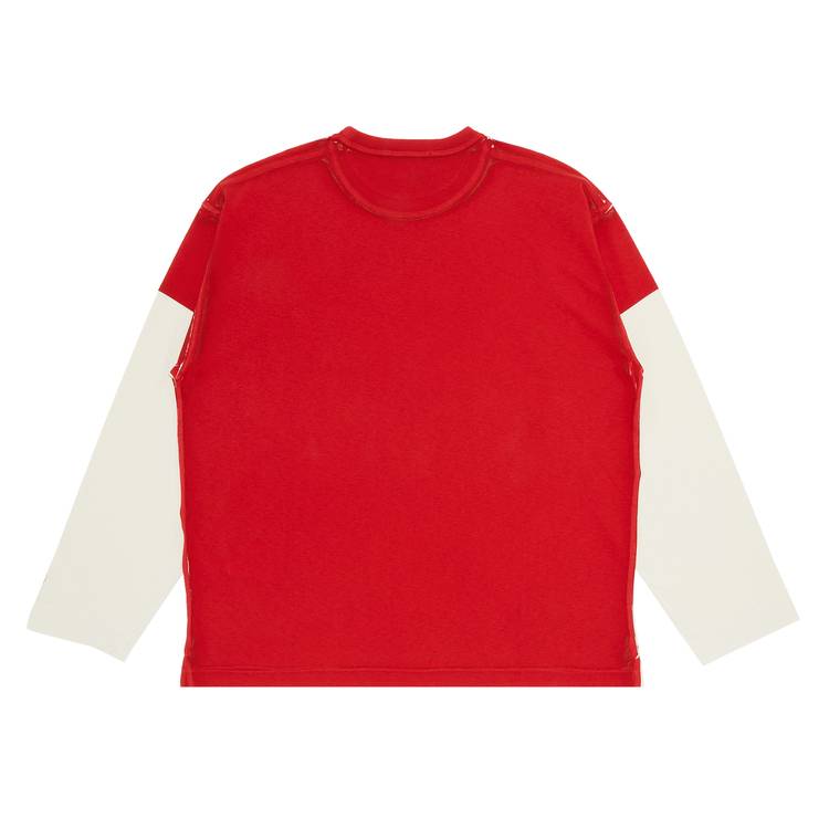 Buy Supreme x Stone Island Long-Sleeve Top 'Red' - FW23KN3