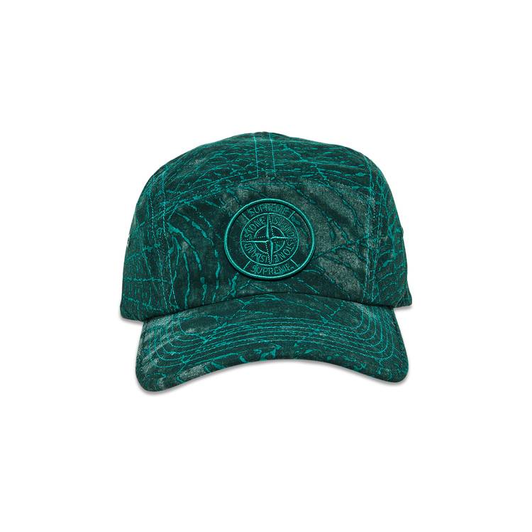 Buy Supreme x Stone Island Camp Cap 'Dark Green' - FW23H3 DARK