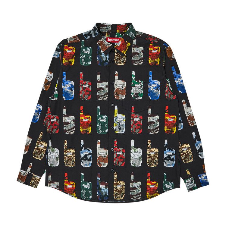 Buy Supreme Walkie Talkie Shirt 'Black' - FW23S39 BLACK | GOAT