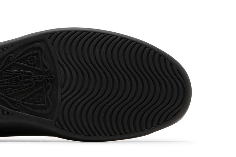 GUCCI Ace Web Interlocking G sneaker black leather 7.5 G 8.5 US 41.5 EUR  576136