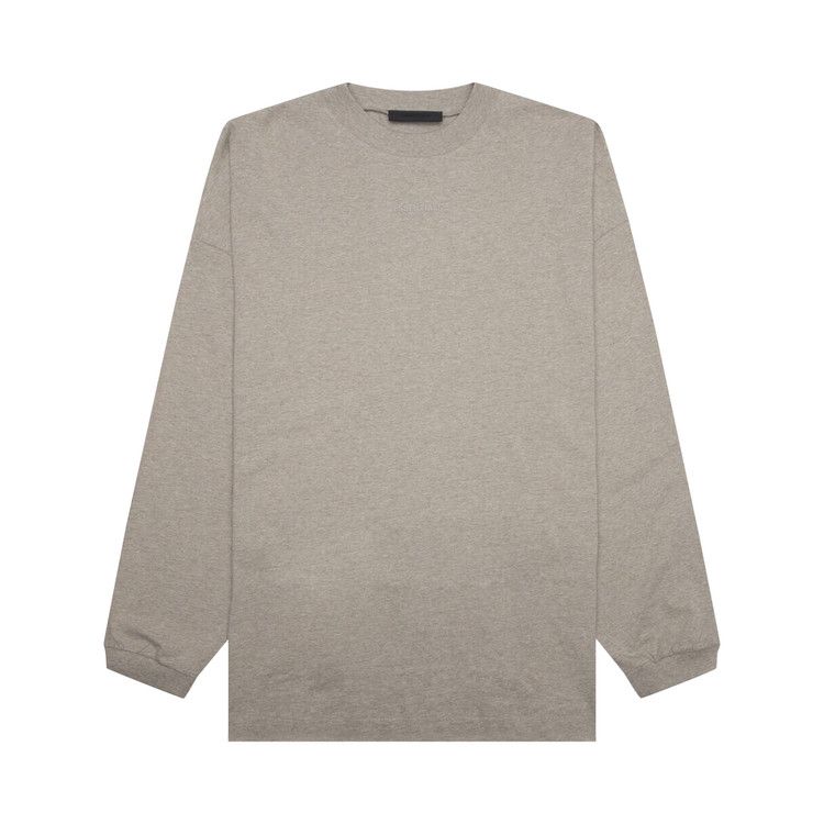 (フィアオブゴッド) ESSENTIALS LONG SLEEVE 125BT244201F Jersey Long Sleeve Tee - Dark Heather | ESSENTIALS | Fear of God