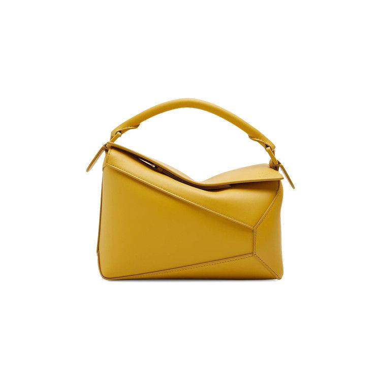 Loewe Small Puzzle Bag 'pale Yellow Glaze'