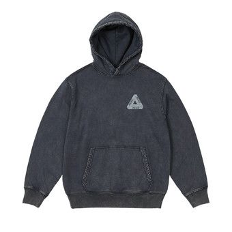 Buy Palace Washed Out Tri-Ferg Hood 'Navy' - P25CS109 | GOAT