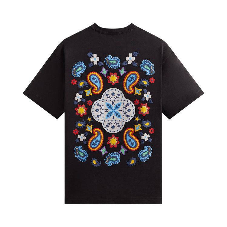 ★24SS 最新作★Kith Paisley Pocket Tee Kith Paisley Pocket Tee in Black T-Shirt Men's Cotton SS24