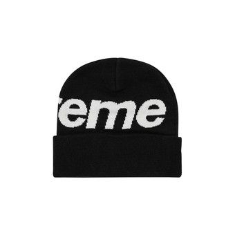 Supreme Big Logo Beanie 'Black'