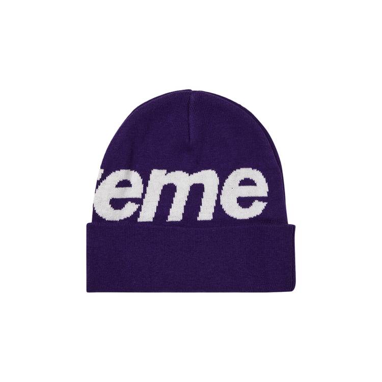 Buy Supreme Big Logo Beanie 'Dark Purple' - FW23BN17 DARK PURPLE