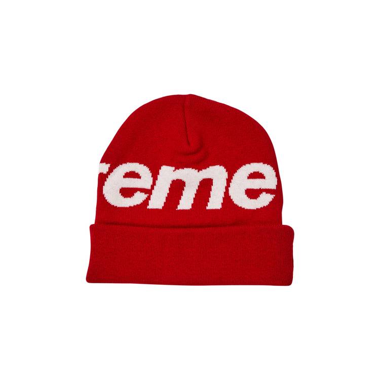 Buy Supreme Big Logo Beanie 'Red' - FW23BN17 RED | GOAT