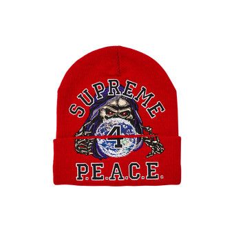 帽子 SUPREME Overdyed Beanie RED Supreme Overdyed Beanie Hat | Red | FARFETCH