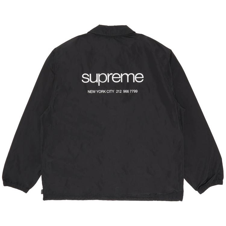 Buy Supreme NYC Coaches Jacket 'Black' - FW23123 BLACK | GOAT