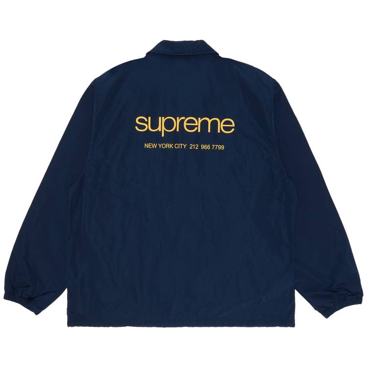 Buy Supreme NYC Coaches Jacket 'Navy' - FW23123 NAVY | GOAT