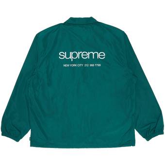 Buy Supreme NYC Coaches Jacket 'Green' - FW23123 GREEN