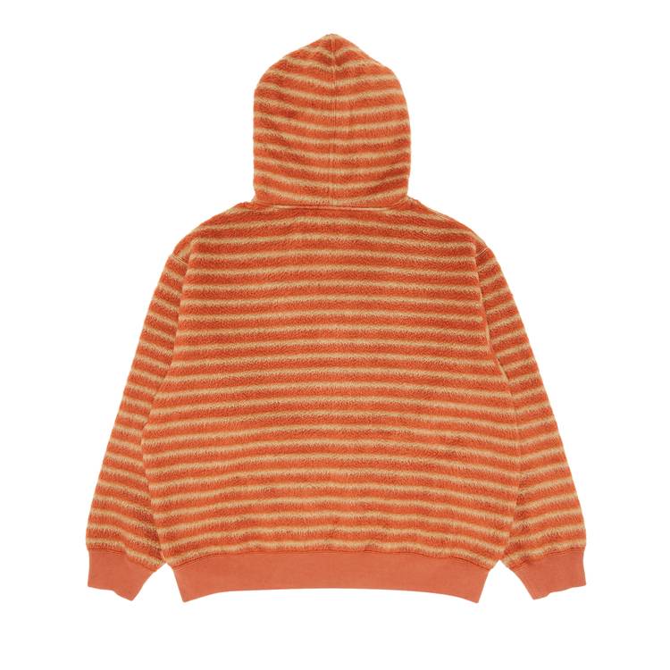 Buy Supreme Brushed Zip Up Hooded Sweatshirt 'Orange' - FW23SW84 