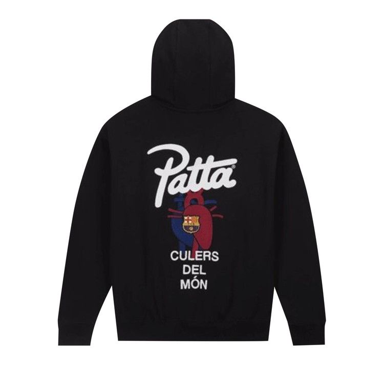 Nike Fc Barcelona X Patta Solo Swoosh Hoodie Black