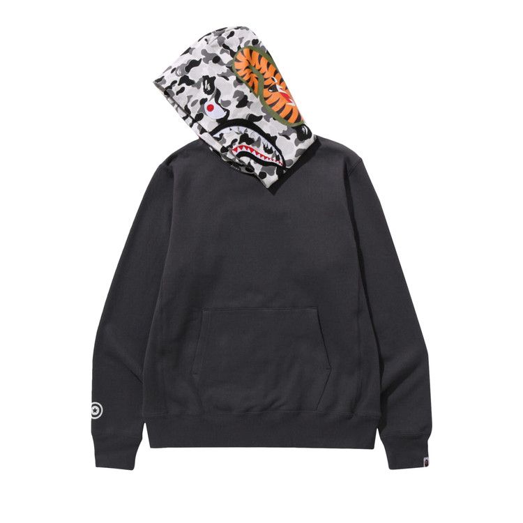 Bape Abc Camo Shark Pullover Hoodie 'charcoal'