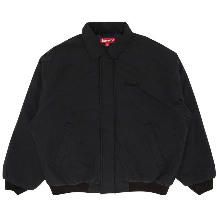 Buy Supreme Peace Embroidered Work Jacket 'Black' - FW23J98 BLACK