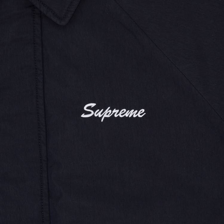 Buy Supreme Peace Embroidered Work Jacket 'Navy' - FW23J98 NAVY | GOAT