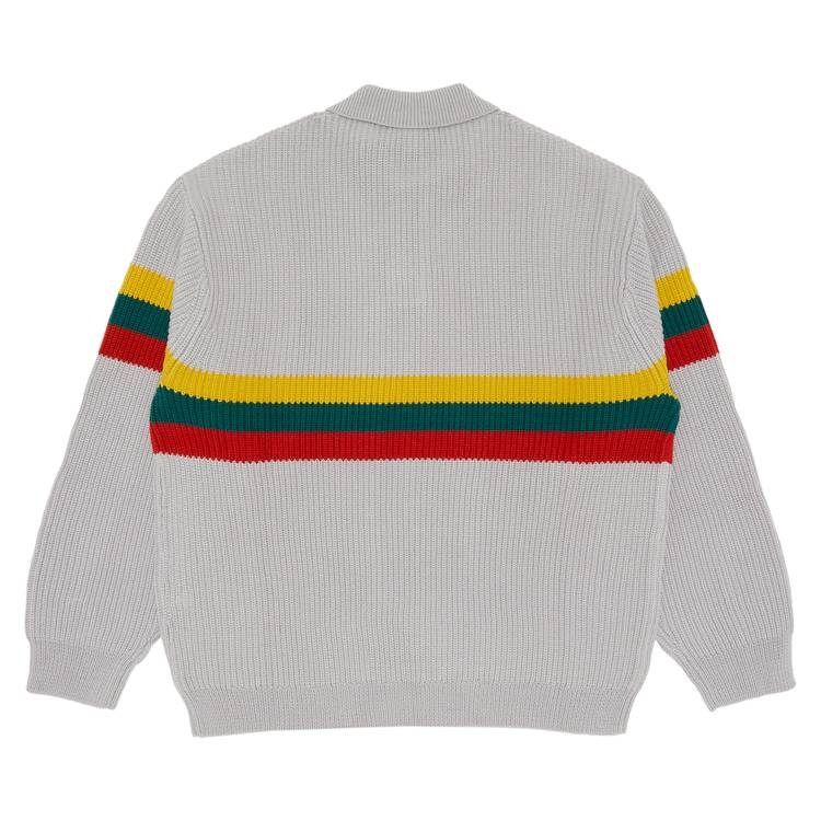 Buy Supreme Small Box Polo Sweater 'Grey' - FW23SK22 GREY