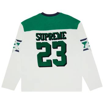 Supreme Bumblebee Long-Sleeve Football Top 'White'