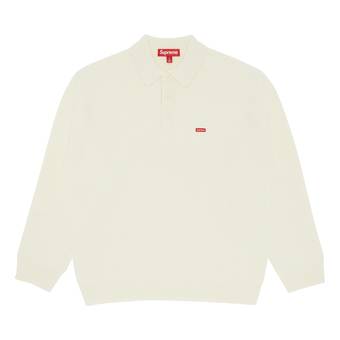 Buy Supreme Small Box Polo Sweater 'Ivory' - FW23SK22 IVORY