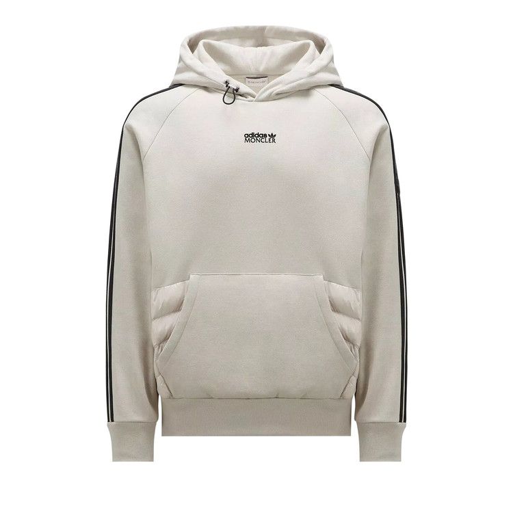 Buy Moncler x adidas Fleece Hoodie 'Stone Grey' - IJ8324 | GOAT