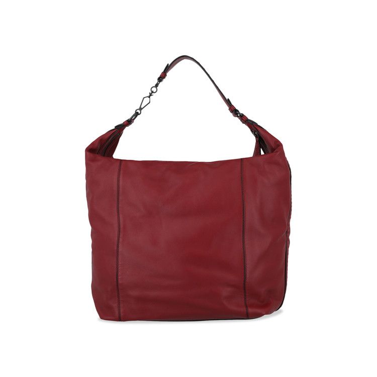 Buy Bottega Veneta Shoulder Hobo Bag 'Red/Multicolor' - 536227