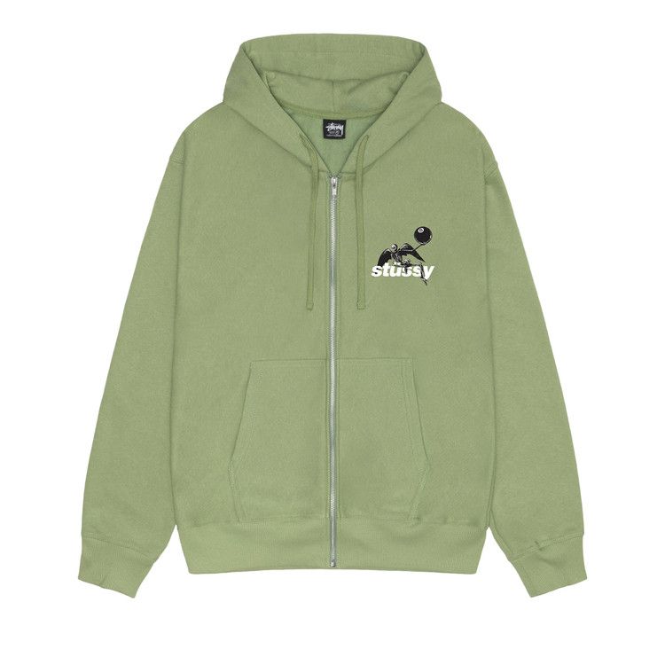Stussy Apocalypse Zip Hoodie Moss