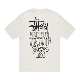 『Stussy』Built To Last Pigment Dyed T-Shirt★Natural★ Built To Last Pigment Dyed T-Shirt – Premier