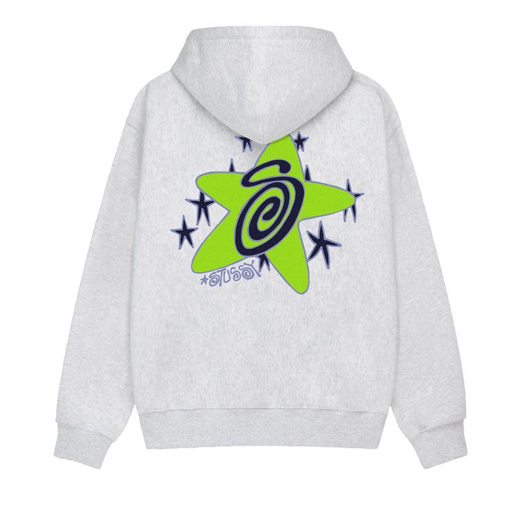 Stussy Galaxy Hoodie Ash Heather