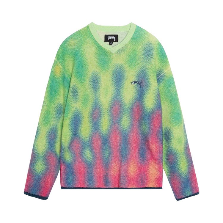 Stussy Gradient Dot Brushed Sweater 'multicolor'