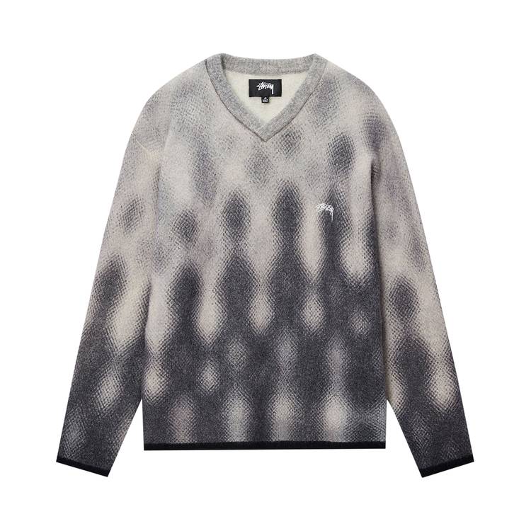 Buy Stussy Gradient Dot Brushed Sweater 'Grey' - 117210 GREY 