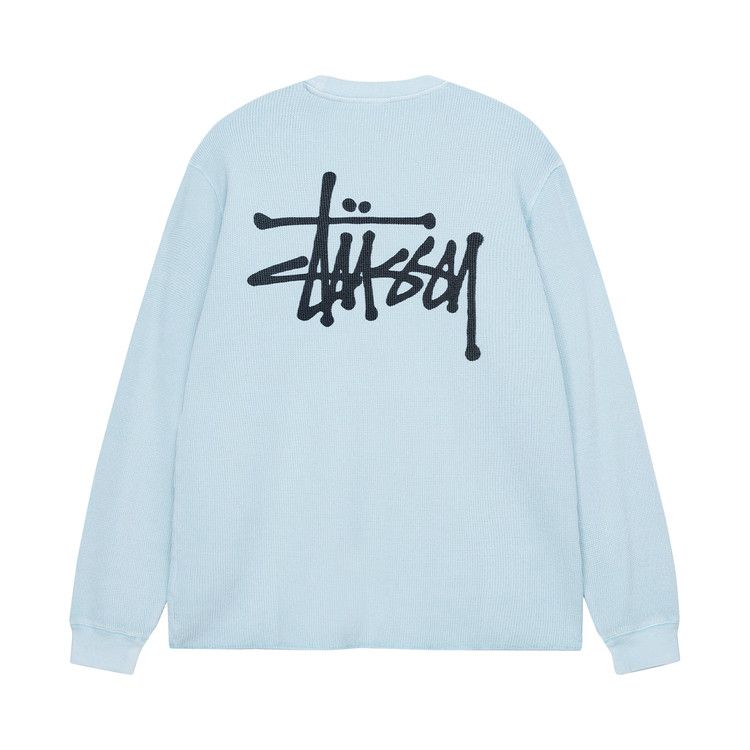 Buy Stussy Basic Stock Long-Sleeve Thermal 'Light Blue Buy Stussy Basic Stock Long-Sleeve Thermal 'Light Blue