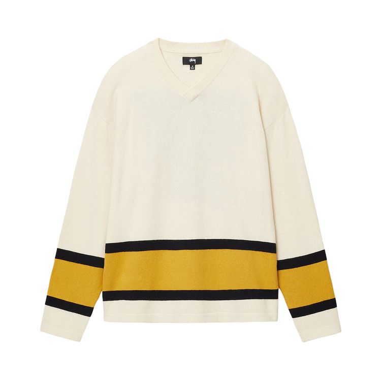 Stussy Hockey Sweater Natural