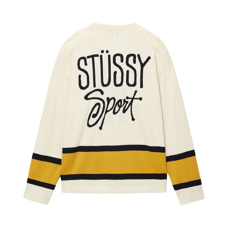 Stussy Hockey Sweater Natural
