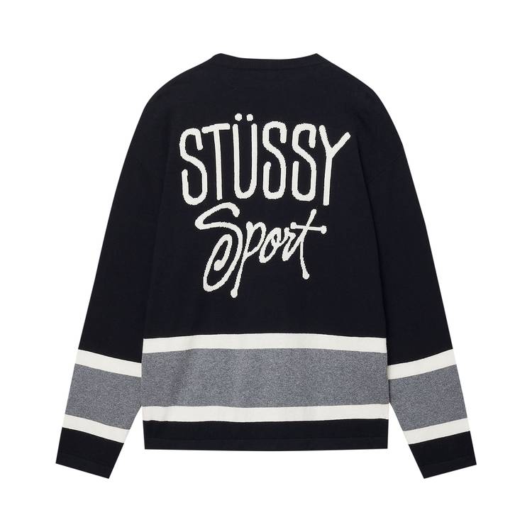 Stussy Hockey Sweater 'Black'