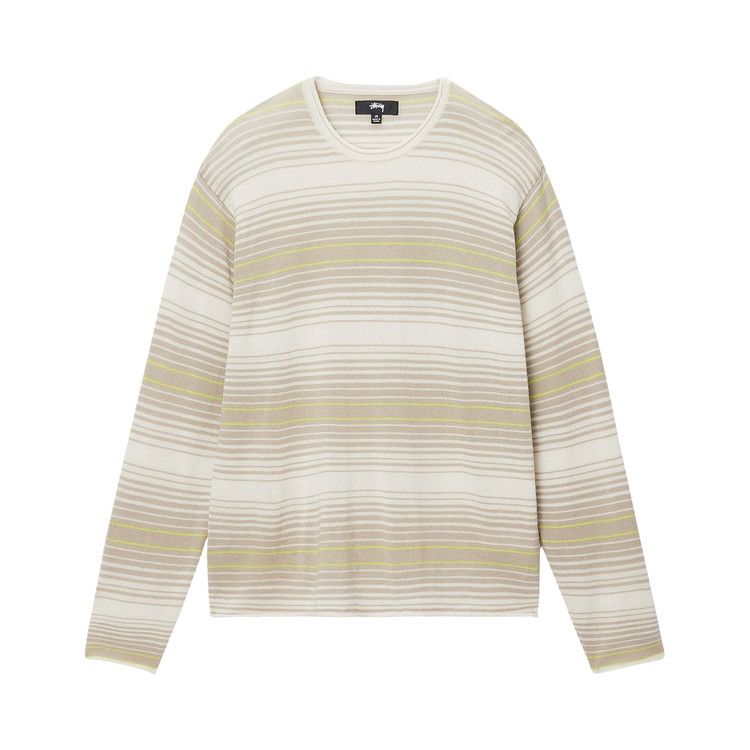 Stussy Horizontal Stripe Sweater 'natural'