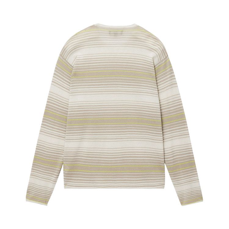 Stussy Horizontal Stripe Sweater 'natural'