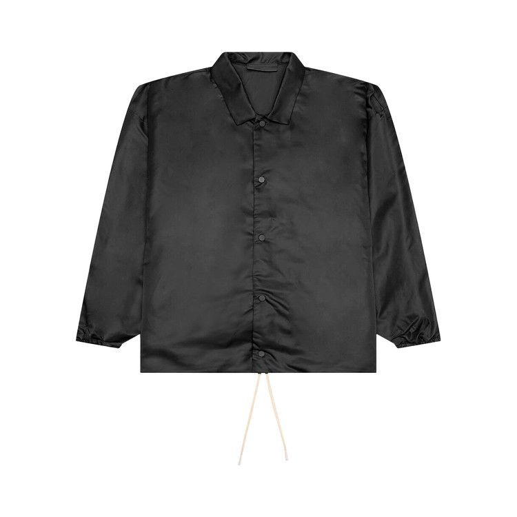 Plain black sale coach jacket