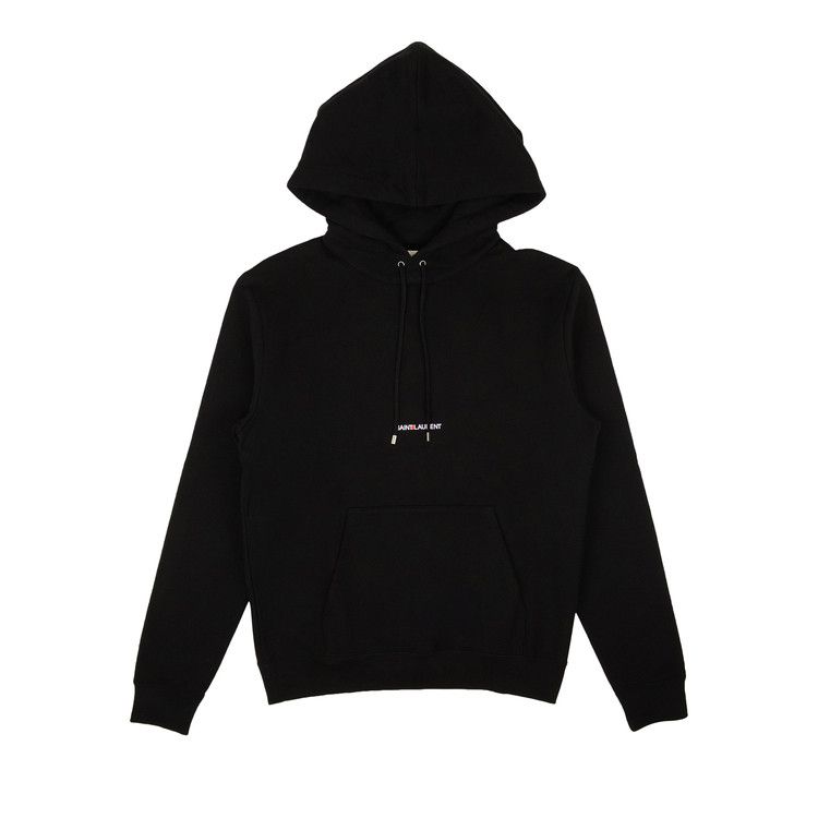 Saint laurent small deals logo hoodie