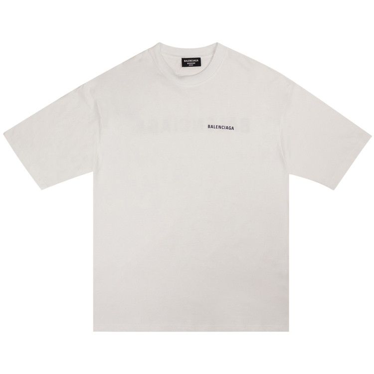 BALENCIAGA ロコフリントクルネックTシャツ 612965TIVG5 5700 Balenciaga Medium Fit T-Shirt 'Yellow' 612966TIVG57440