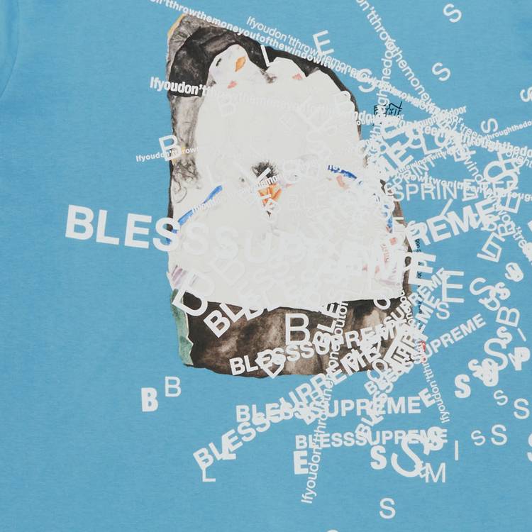 Buy Supreme x Bless Observed In A Dream Tee 'Light Slate' - FW23T4