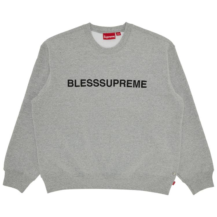 Supreme x Bless Crewneck 'Heather Grey'