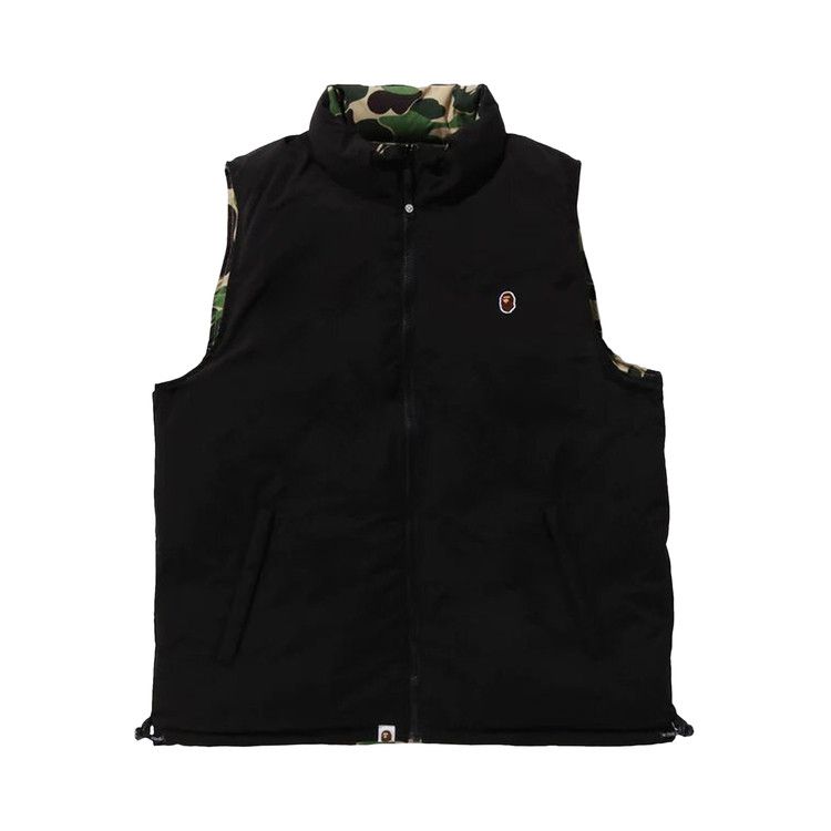 Buy BAPE ABC Camo Reversible Down Vest 'Green' - 1J80 144