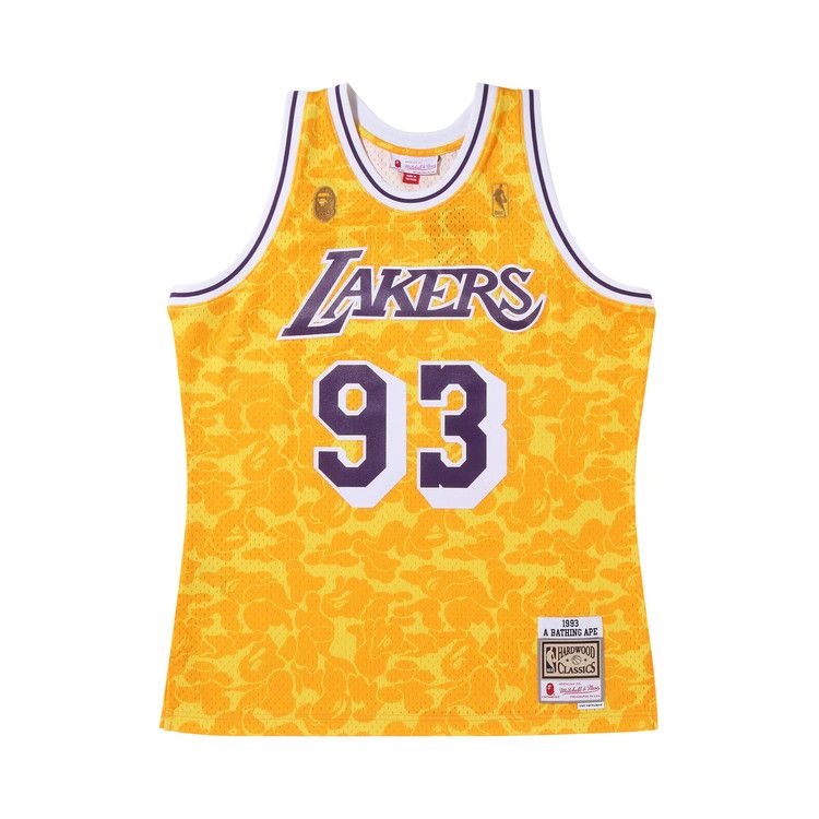 BAPE LAKERS タンクトップ 93 Lakers ape BAPE バスケ タンクトップ 93 - メルカリ