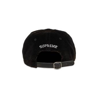 Buy Supreme Corduroy S Logo 6-Panel 'Black' - FW23H91 BLACK | GOAT CA