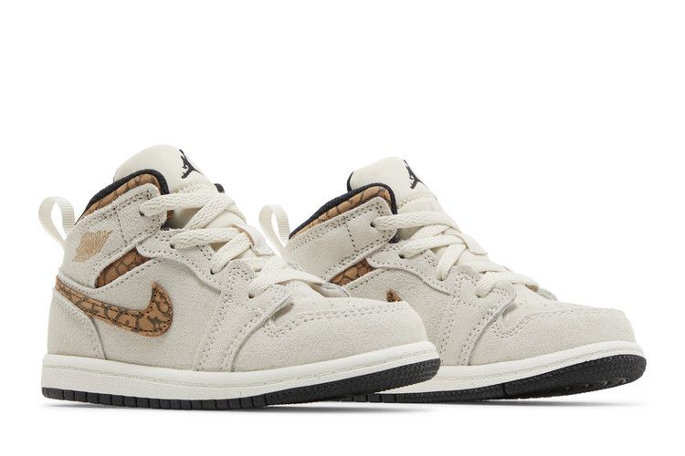 Air Jordan 1 Mid SE Td Brown Elephant