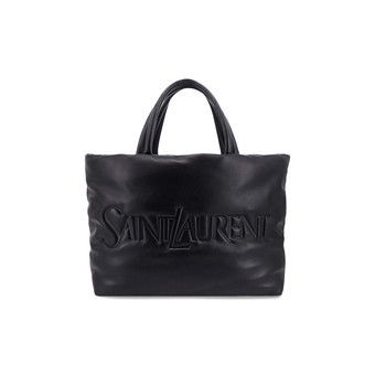 Buy Saint Laurent Puffer Tote Bag 'Black' - 756269 AACIW 1000 | GOAT