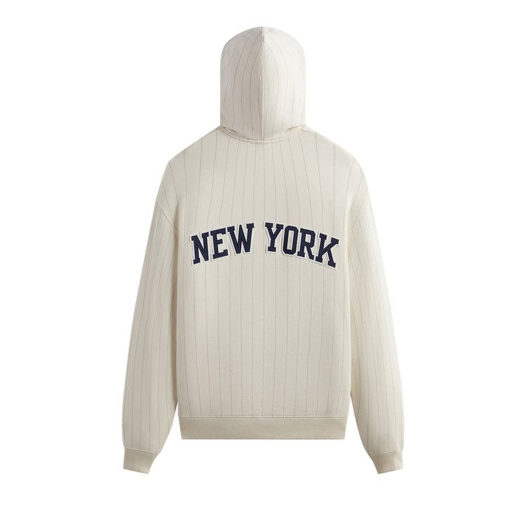 Kith For The New York Knicks Ny Pinstripe Williams Iii Hoodie Sandrift